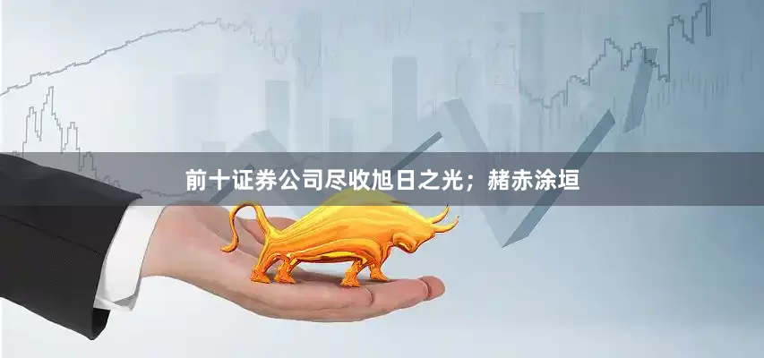 前十证券公司尽收旭日之光；赭赤涂垣